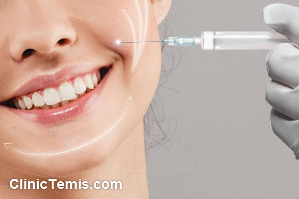 اثرات تزریق ژل خط خنده بعد از چند روز | کلینیک تمیس
